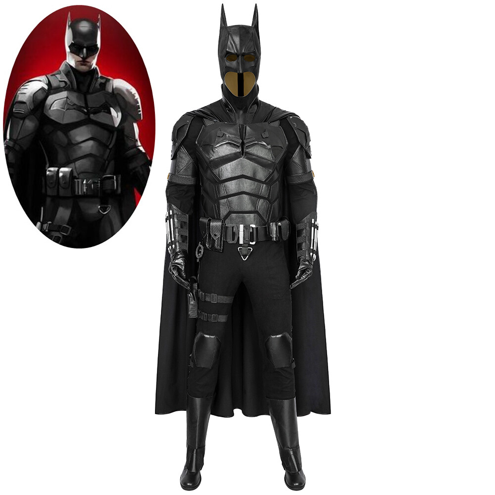 Bruce Wayne Costume Cosplay Suit The Batman 2022 Halloween Outfit