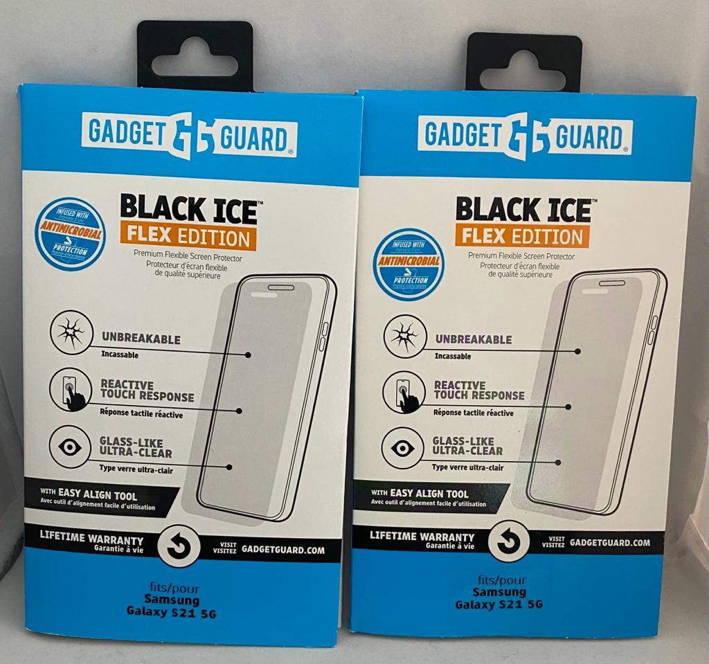 3 Pack Gadget Guard Black Ice Flex  Screen Protector for Samsung Galaxy S21 5G