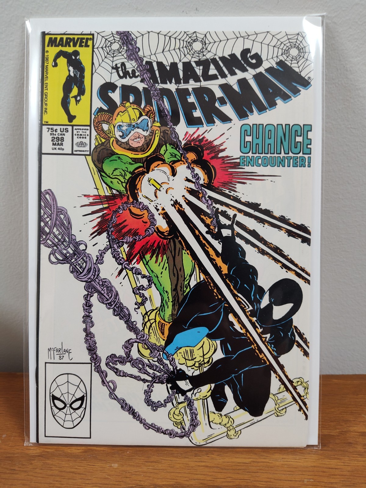 Amazing Spider-Man ASM #298 (1988) VF- 1st Eddie Brock Cameo Marvel Comics Key