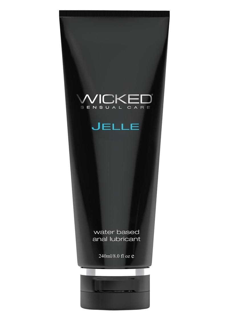 Wicked Sensual Care Jelle Water Based 8oz Anal Lubricant Wicked Sensual Care Jelle Water Based 8oz Anal Lubricant
