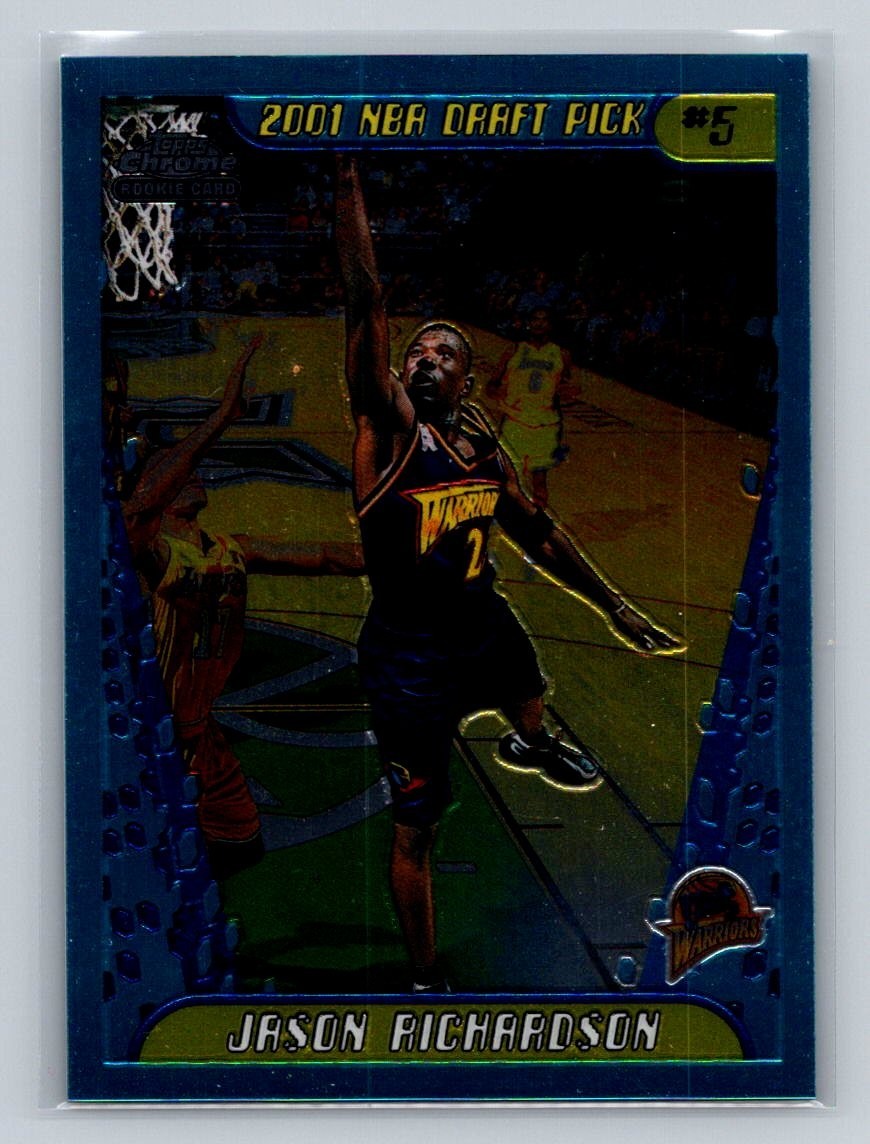 2001-02 Topps Chrome - 2001 NBA Draft Pick Jason Richardson #133 RC