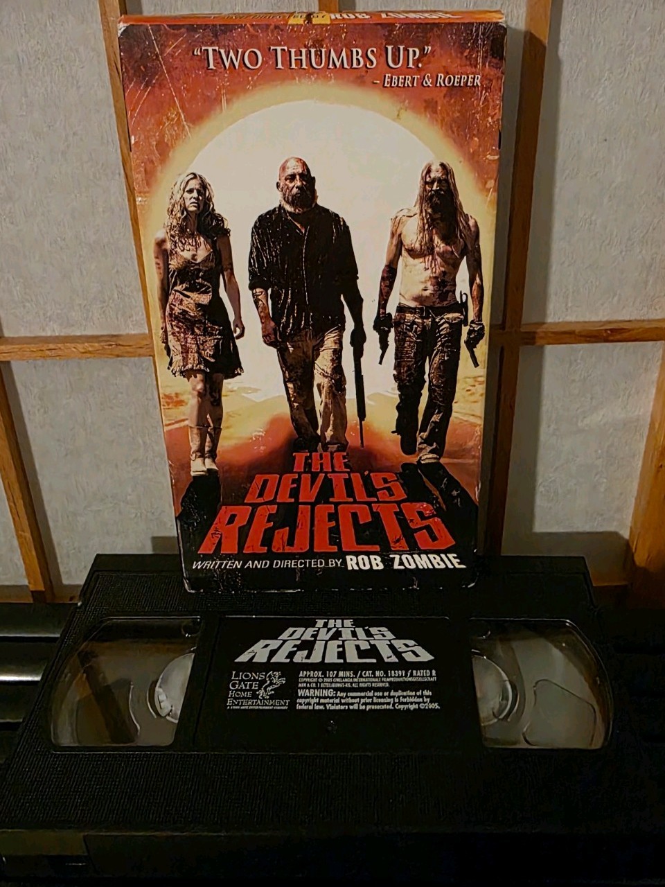 The Devil\'s Rejects VHS 2005 Lions Gate Home Ent Late Release Rob Zombie Horror