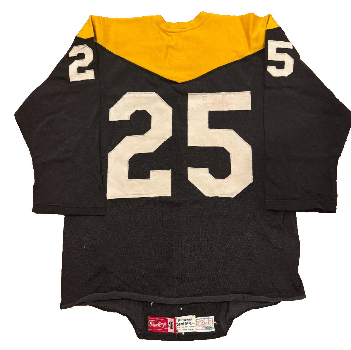 RARE 1966-1967 Don Shy Steelers Game Worn/Used Jersey \