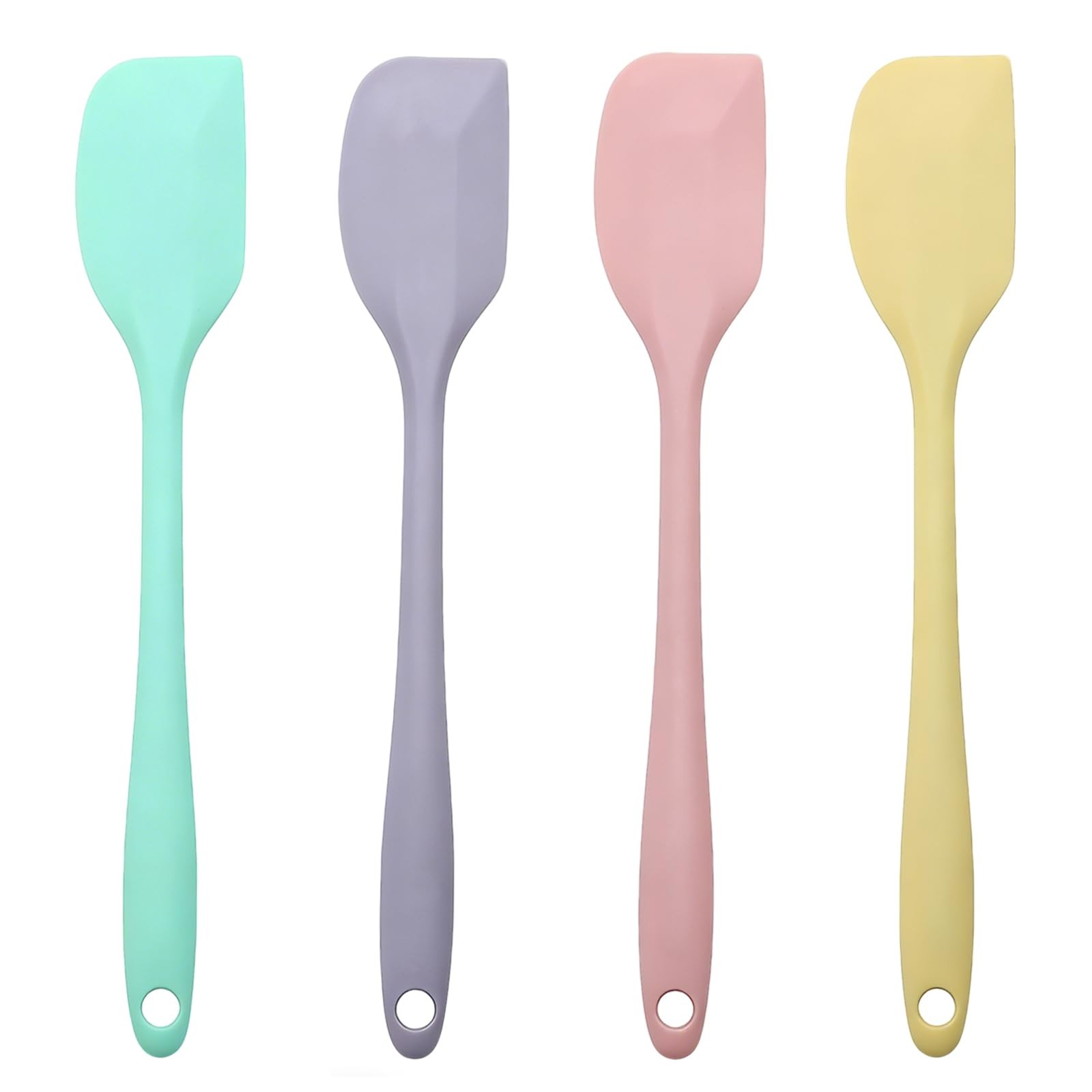 4 Pcs Silicone Spatula Set, Small Rubber Spatulas Silicone Heat Resistant Kitche