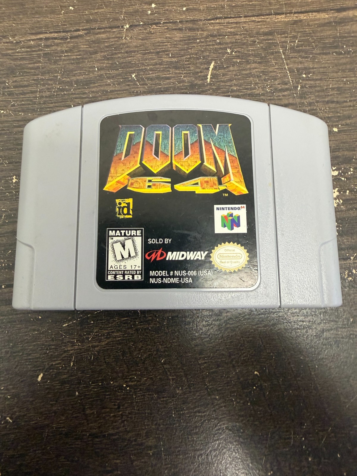 Doom 64 Nintendo 64, 1997, Midway Authentic 