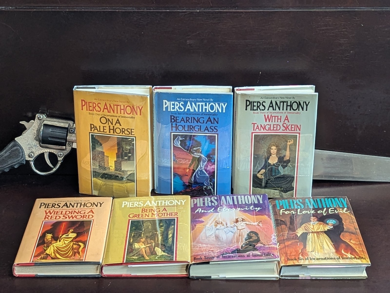 Piers Anthony Incarnations of Immortality Set 1-7 1983-1990 BCE HCDJ LN