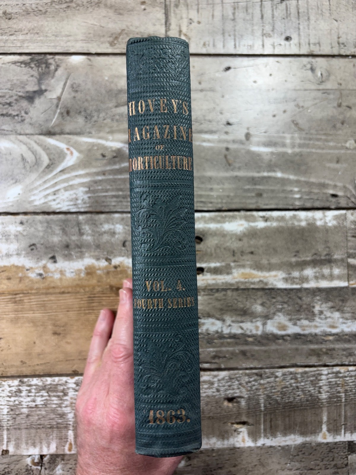 1863 Antique Botany Book “Magazine of Horticulture, Botany, Rural Affairs” Hovey 1863 Antique Botany Book “Magazine of Horticulture, Botany, Rural Affairs” Hovey