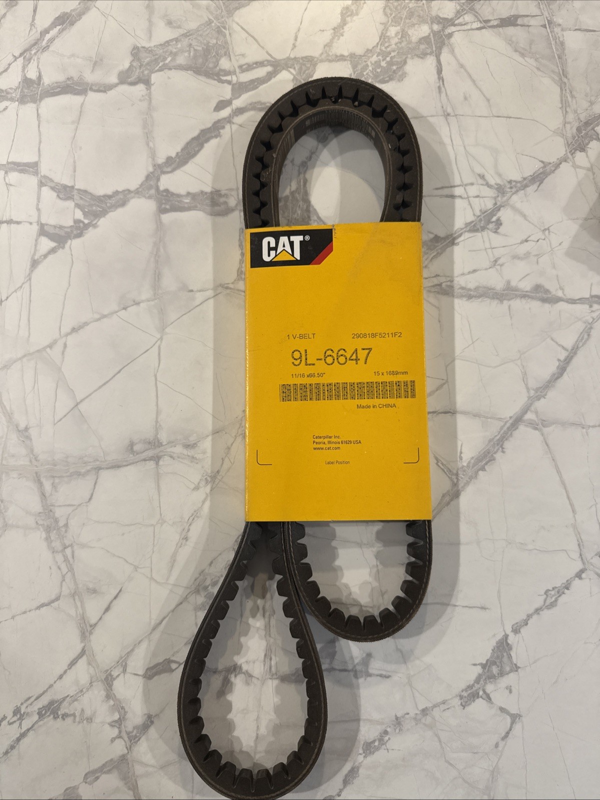 caterpillar 9L-6647 V-belt NOS caterpillar 9L-6647 V-belt NOS