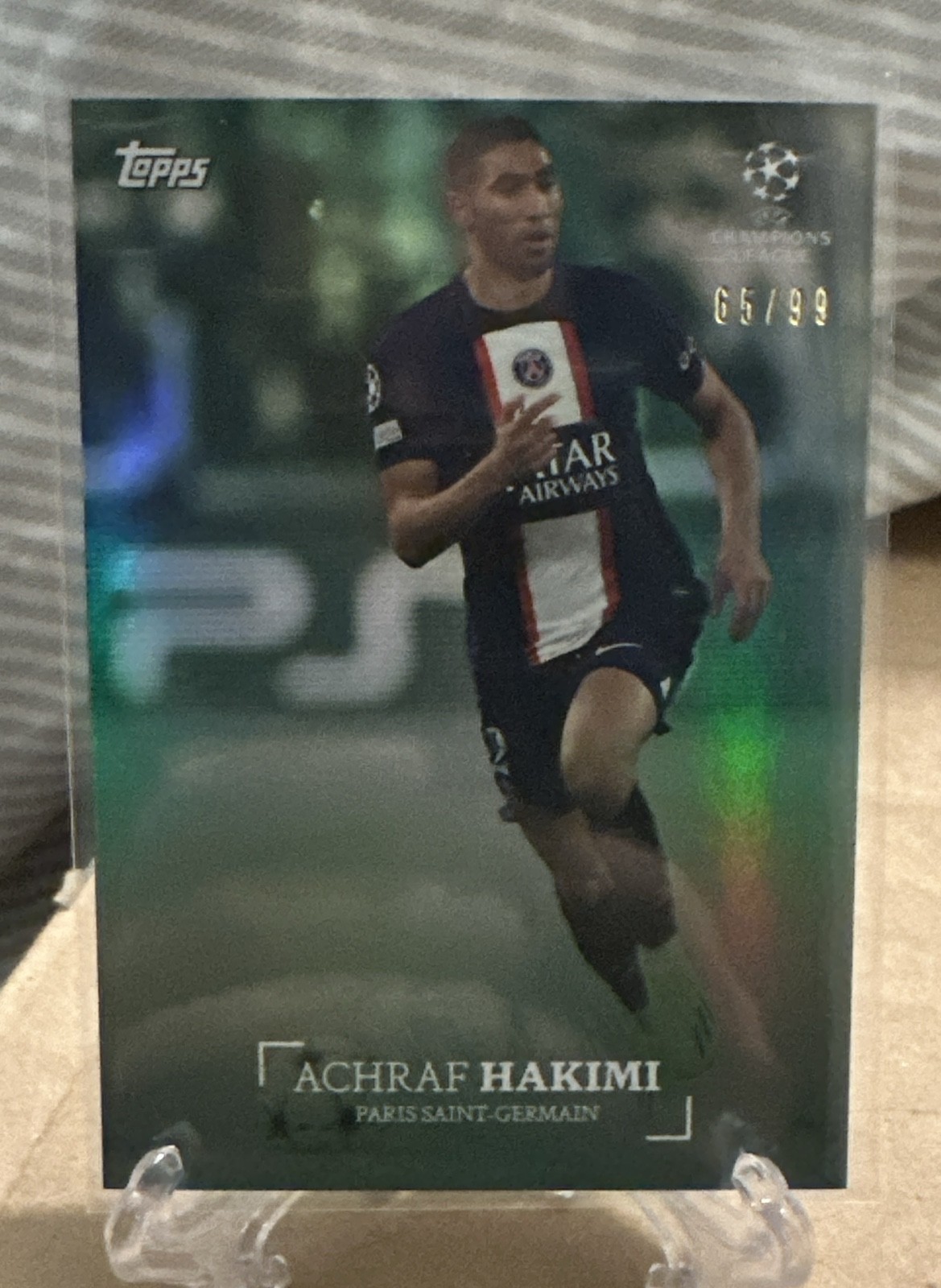 2022-23 Topps Simplicidad UEFA Club Competitions - Achraf Hakimi Green /99