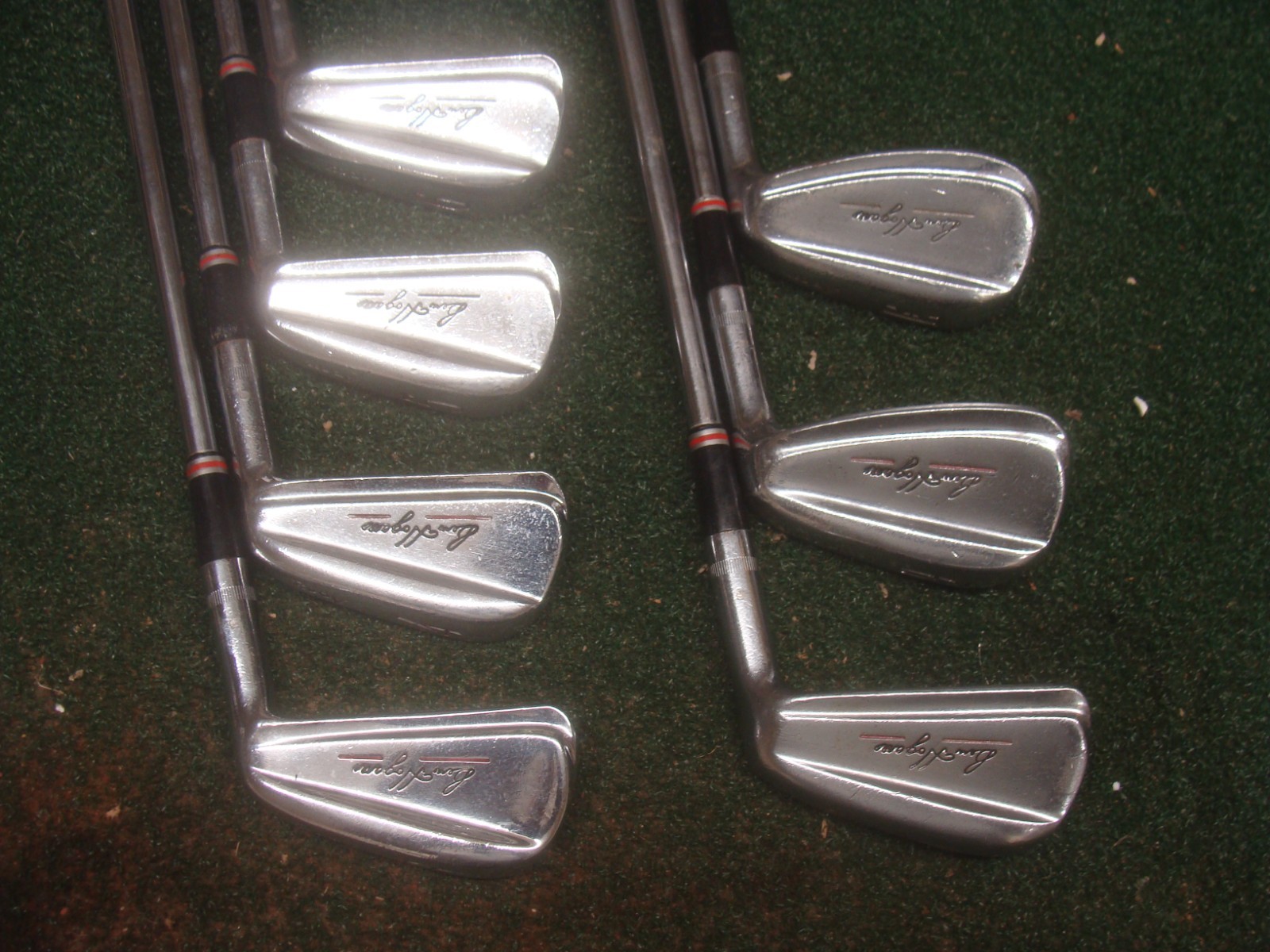 Vintage Ben Hogan APEX REDLINE Forged Blade RH Iron set 3-PW (NO 8 iron) stiff