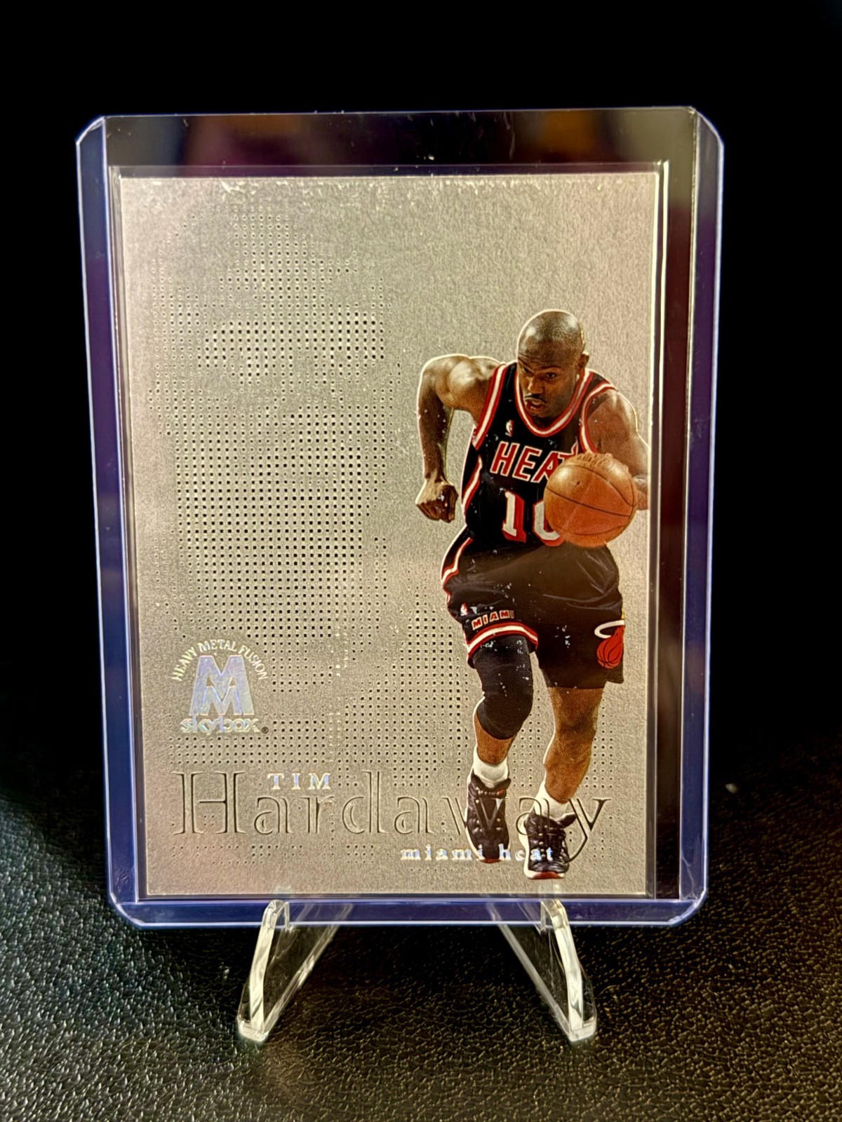 SkyBox 1998-99 Molten Metal Fusion Heavy Metal Tim Hardaway Heat #6F Insert SkyBox 1998-99 Molten Metal Fusion Heavy Metal Tim Hardaway Heat #6F Insert