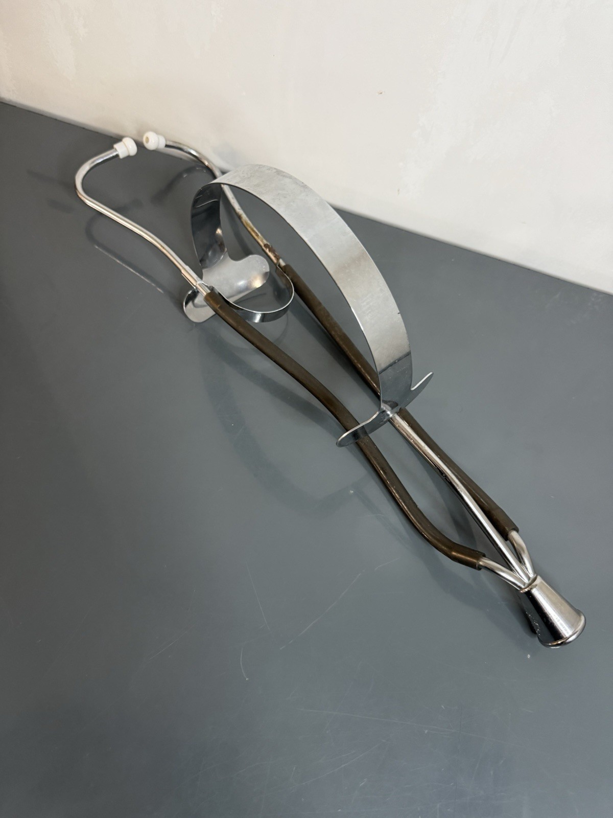 Vintage Grafco USA Fetal Stethoscope Fetoscope With Headband Medical Oddity
