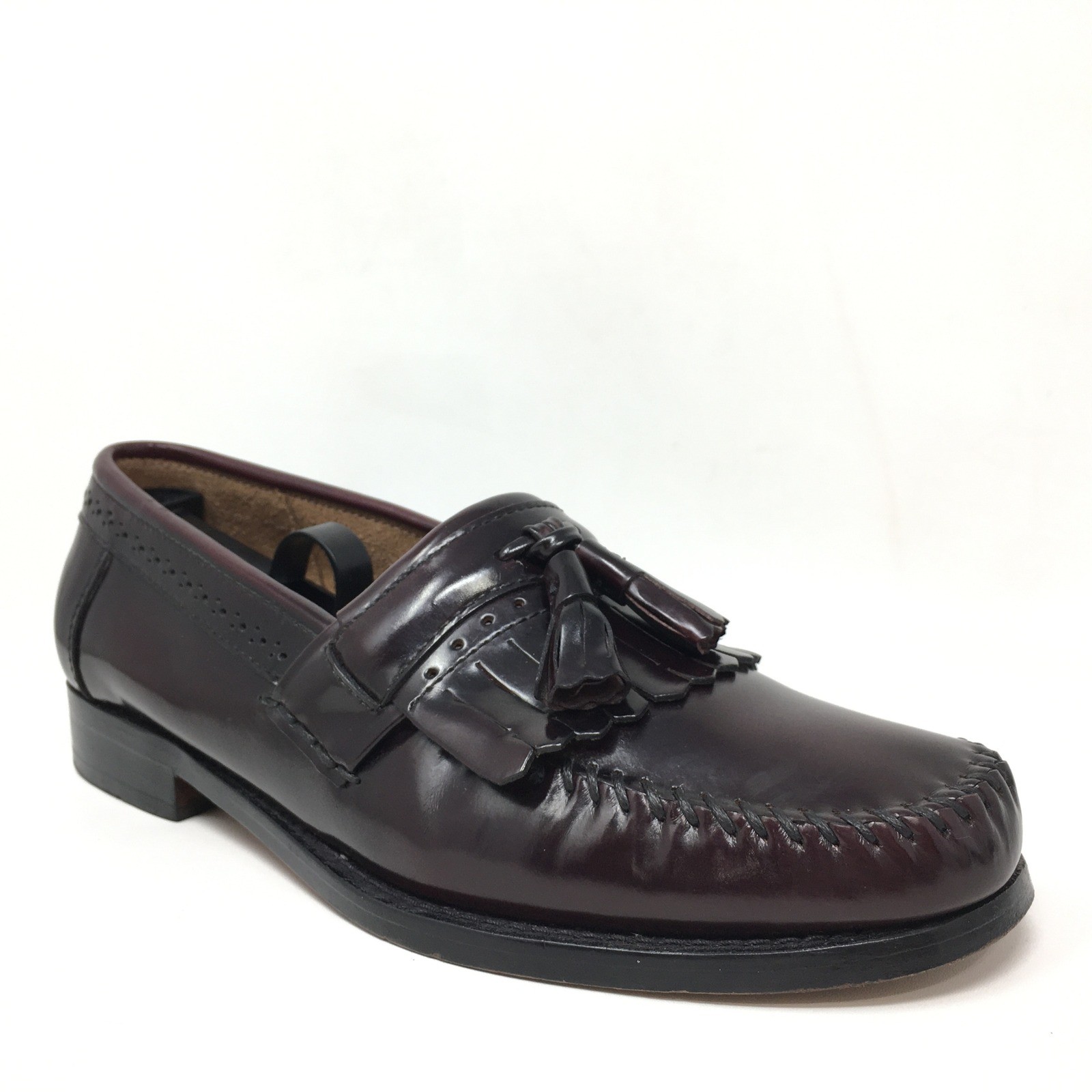 GH Bass & Co Weejuns Jeremy Loafers Dress Shoes Mens Size 8 Burgundy Leather