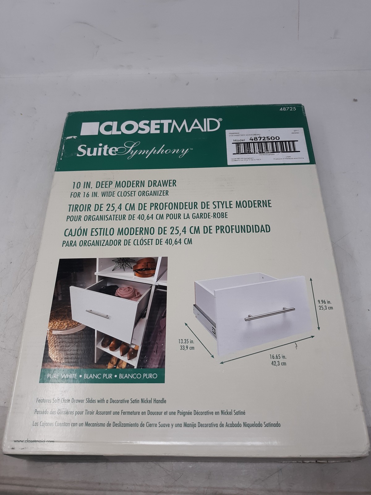 ClosetMaid SuiteSymphony 4872500 10\