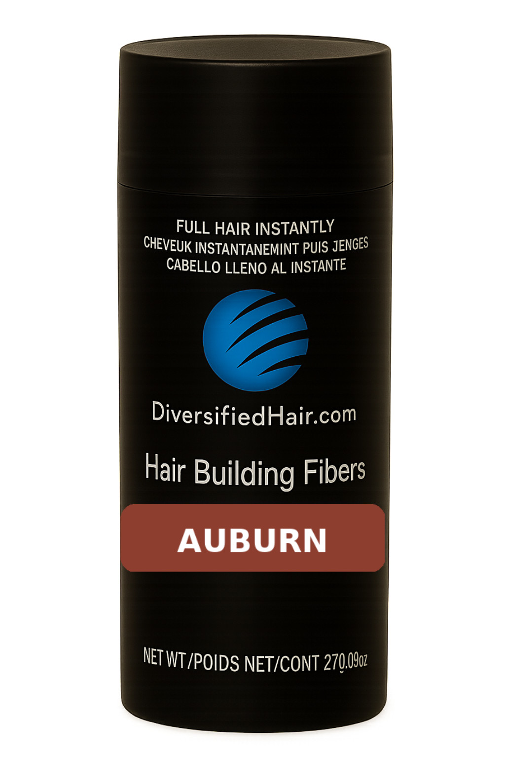 Diversified Hair™ Brand Keratin Hair Building Fibers - 27.5g - 10 Colors - USA