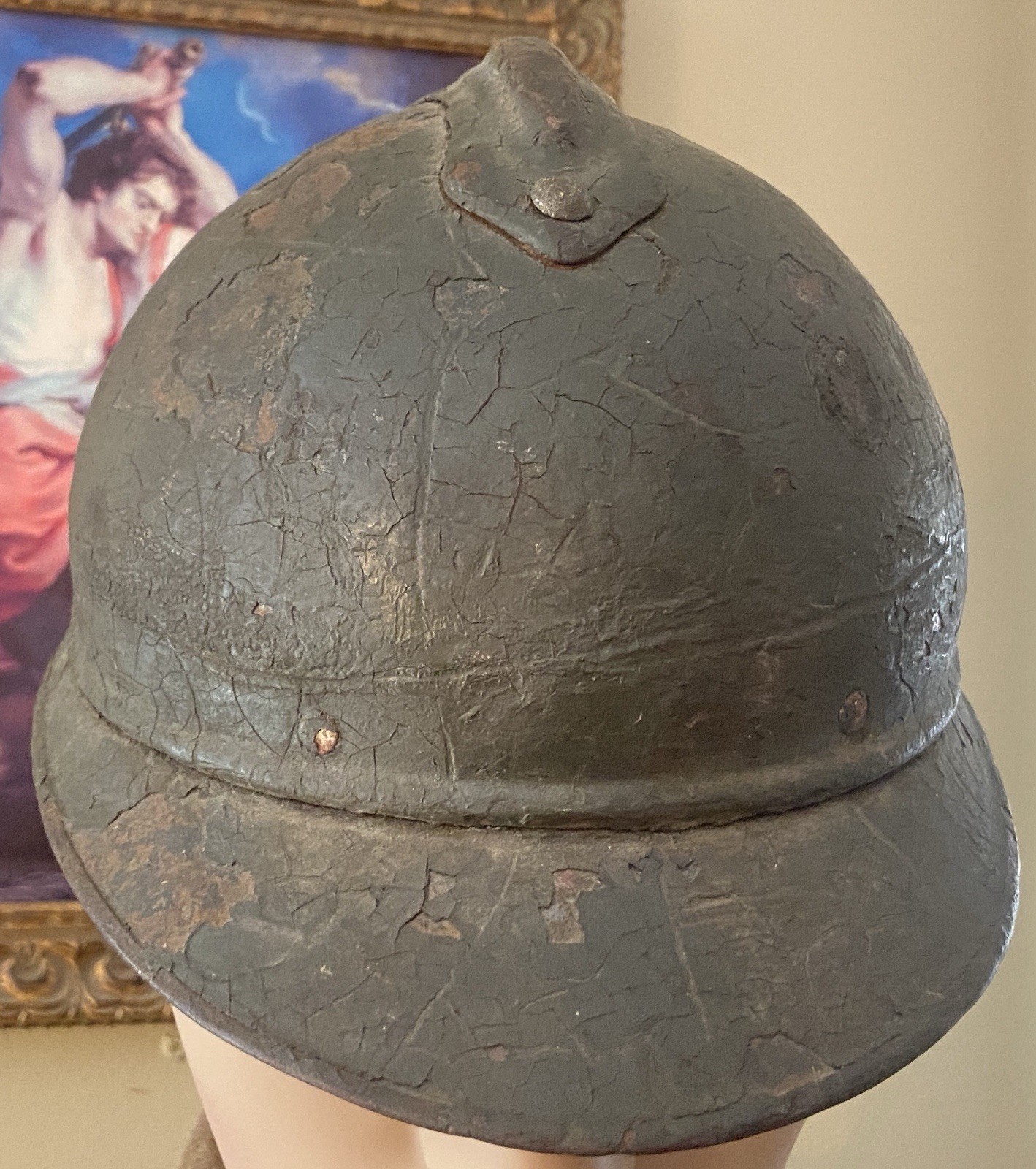 WWI ITALIAN ADRIAN STEEL HELMET WWI ITALIAN ADRIAN STEEL HELMET
