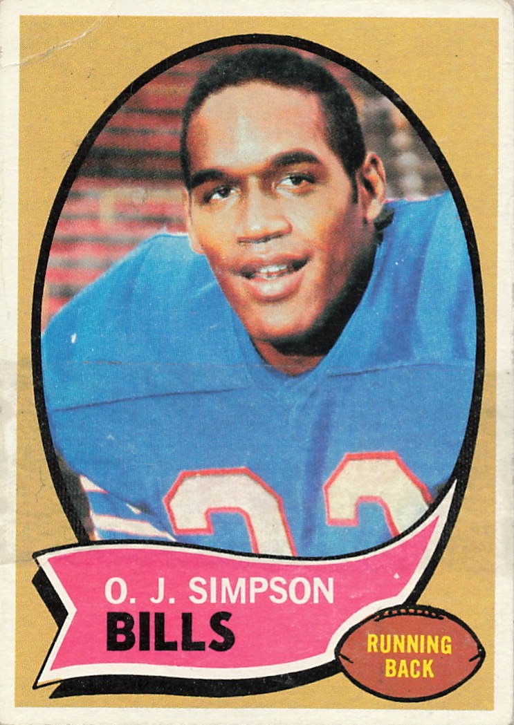 1970 Topps - O.J. Simpson #90 (RC) Vintage Football Card Rookie