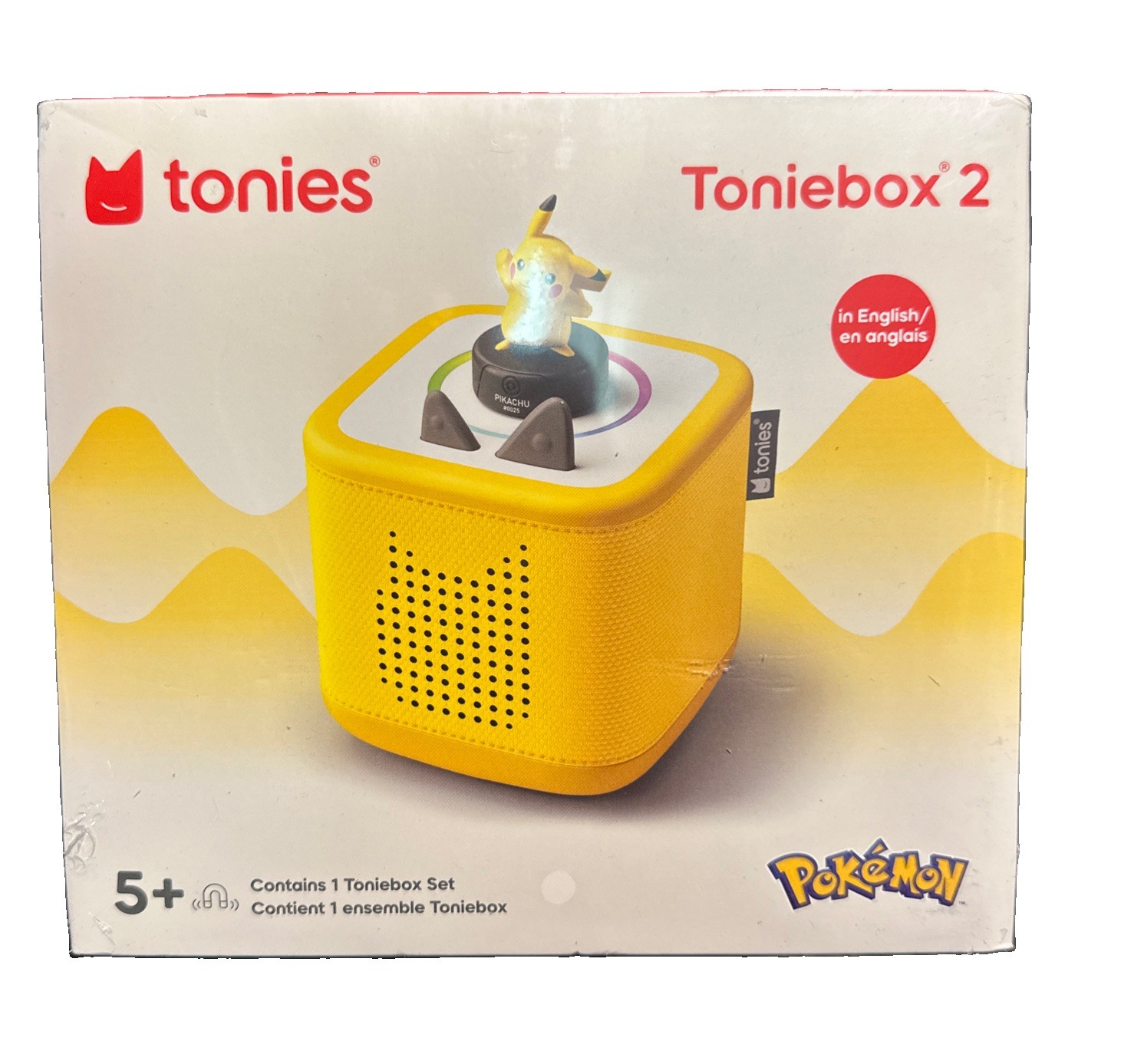 🔥Toniesbox Pikachu Audio Player Starter Set - New Sealed Box