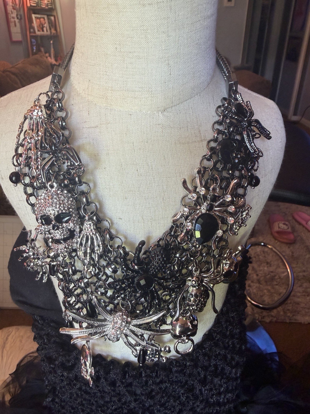 Natasha Rare gothic style Halloween Necklace Lead Compliant Natasha Rare gothic style Halloween Necklace Lead Compliant