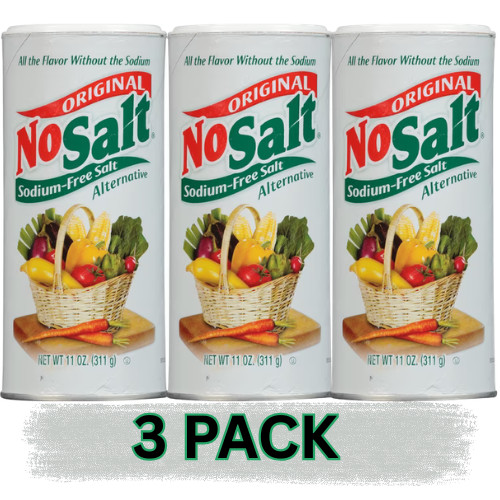 No Salt Original Sodium-Free Salt Alternative, 11 oz ( 3 Pack)