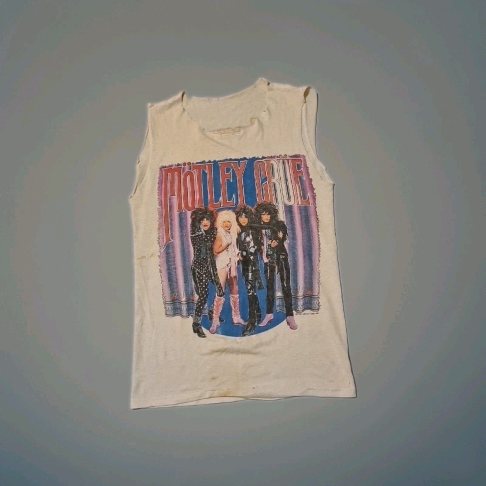 Motley Crue vintage original Theatre of Pain concert shirt 1985 m