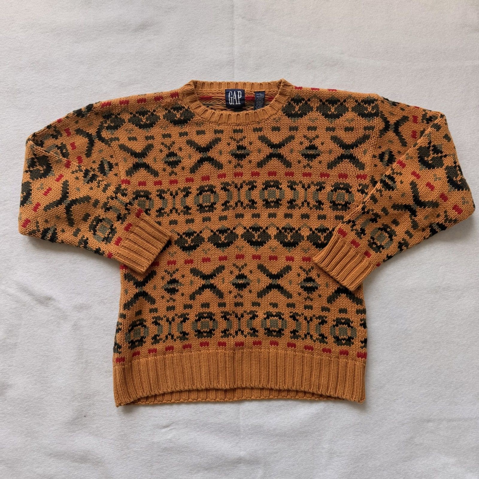 90s Old Gap Heavy Cotton Unisex Grandpa Sweater