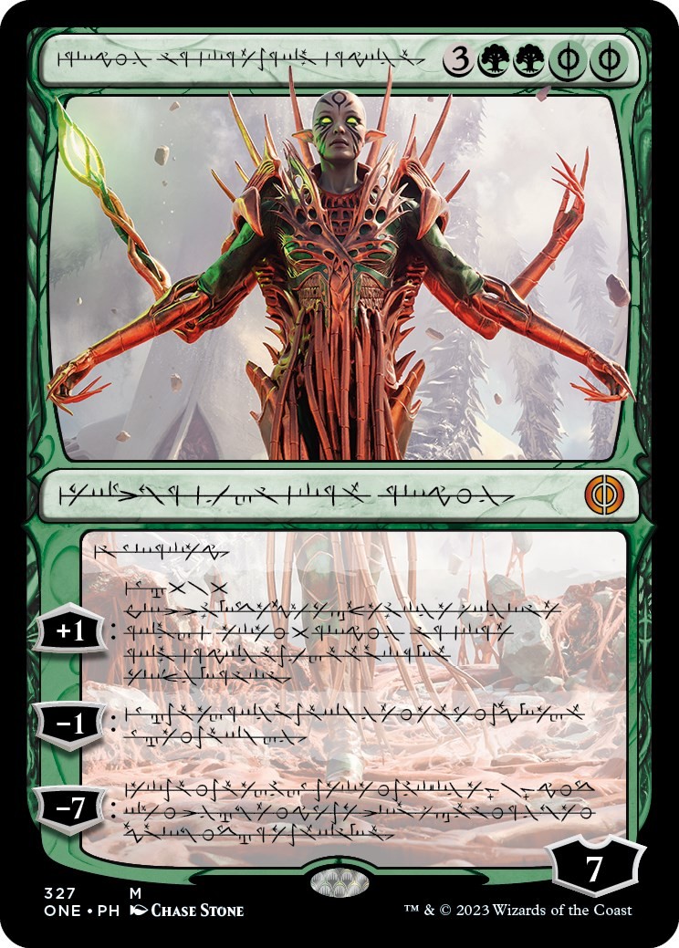 Nissa, Ascended Animist (Phyrexian) [ONE - 327] LP Magic