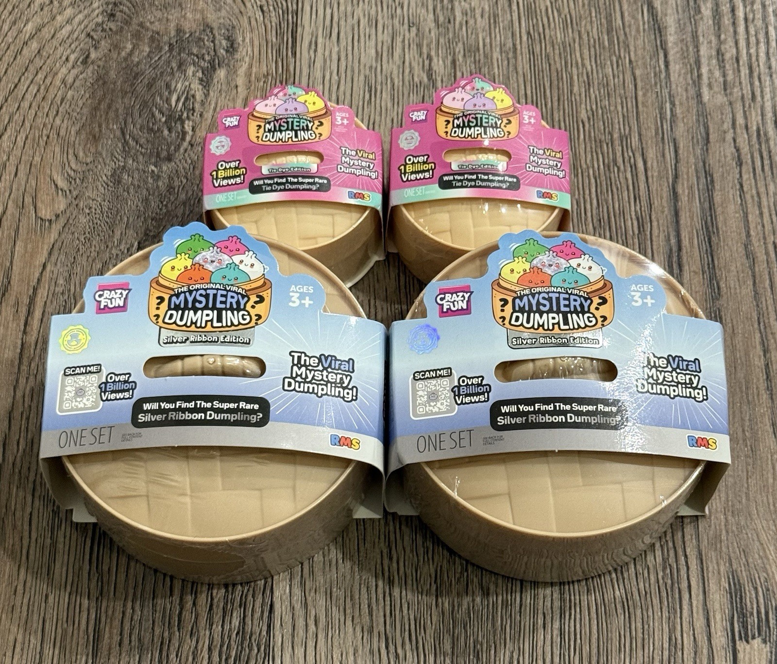 Five Below RMS Viral Squishy Mystery Dumpling Lot Of 4 - 100% Authentic