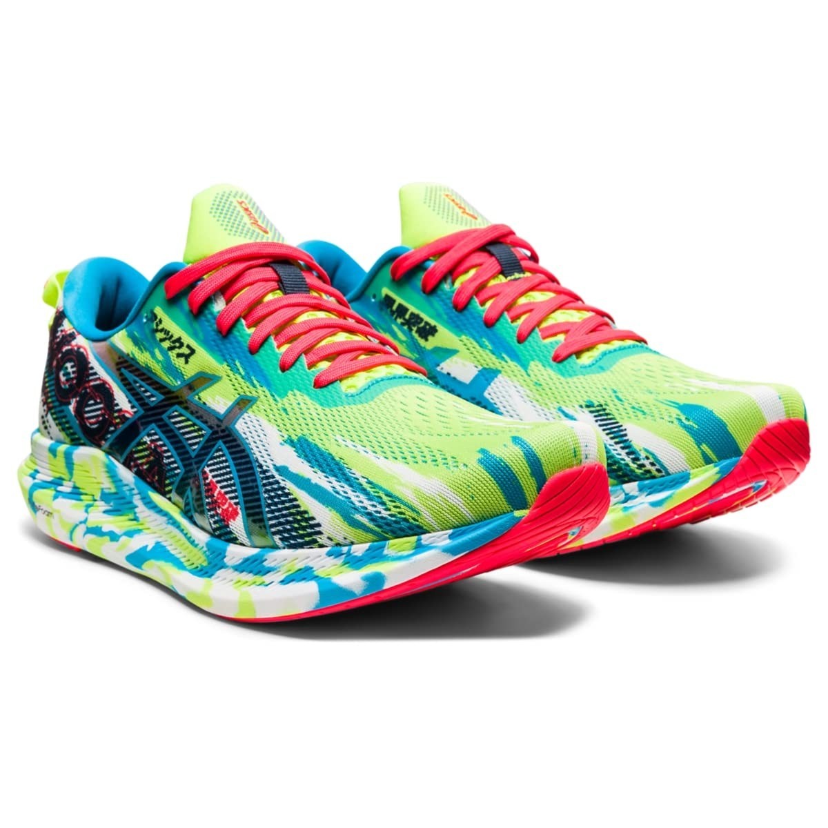 ASICS Men\'s Noosa Tri 13 Running Shoes Hazard Green/ Digital Aqua ASICS Men\'s Noosa Tri 13 Running Shoes Hazard Green/ Digital Aqua
