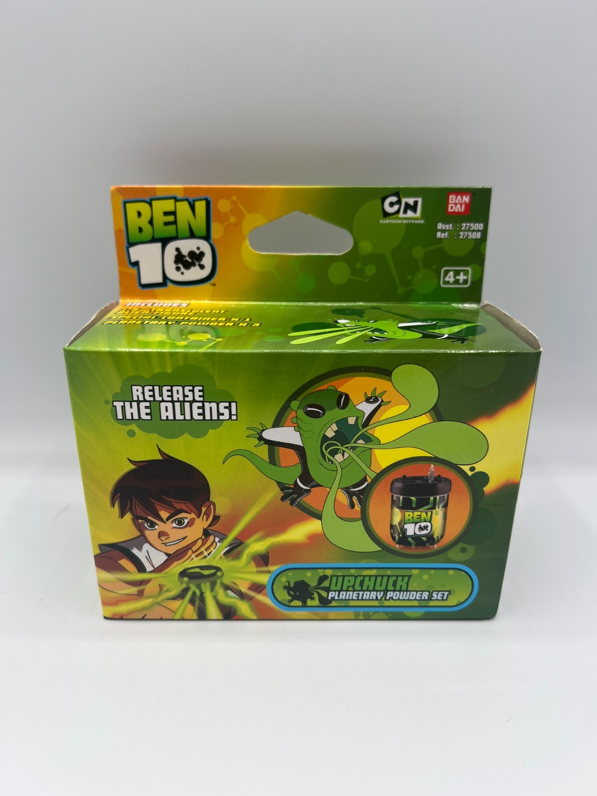Ben 10 Upchuck Planetary Powder Set Bandai Cartoon Network New Unopened