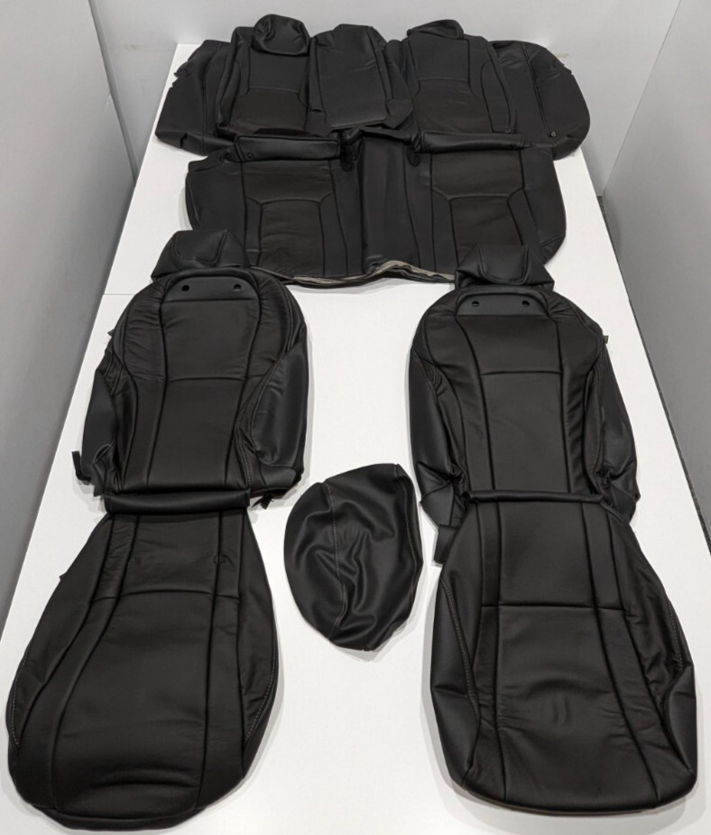 For Honda Accord Sedan LX 2023-2025 Black Leather Seat Covers KR112