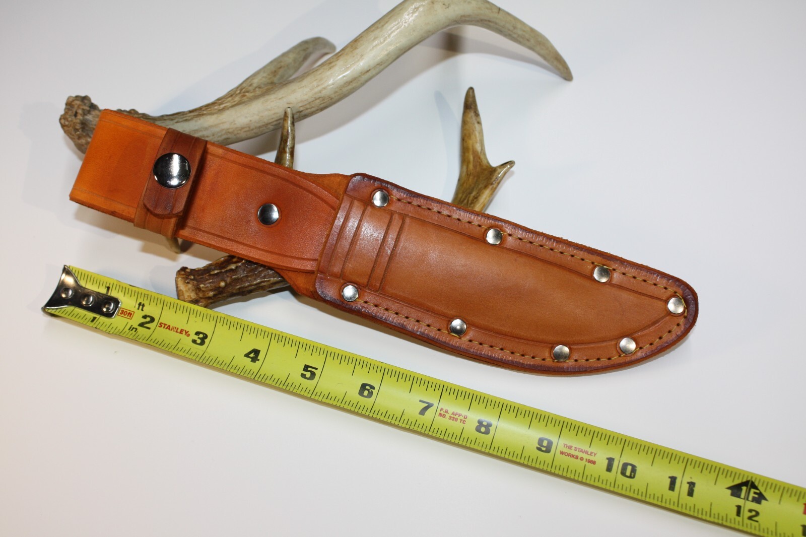 Custom Leather { WESTERN W-36 / UNIVERSAL } Style Knife Sheath-USA