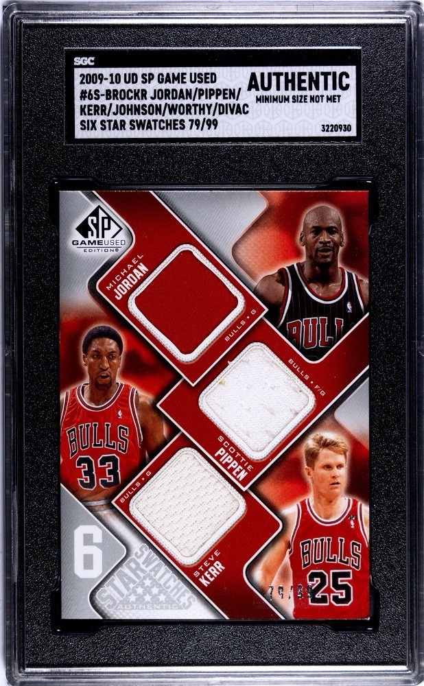 2009/10 SP GAME USED 6 STAR JERSEYS JORDAN PIPPEN KERR MAGIC WORTHY DIVAC 79/99 2009/10 SP GAME USED 6 STAR JERSEYS JORDAN PIPPEN KERR MAGIC WORTHY DIVAC 79/99