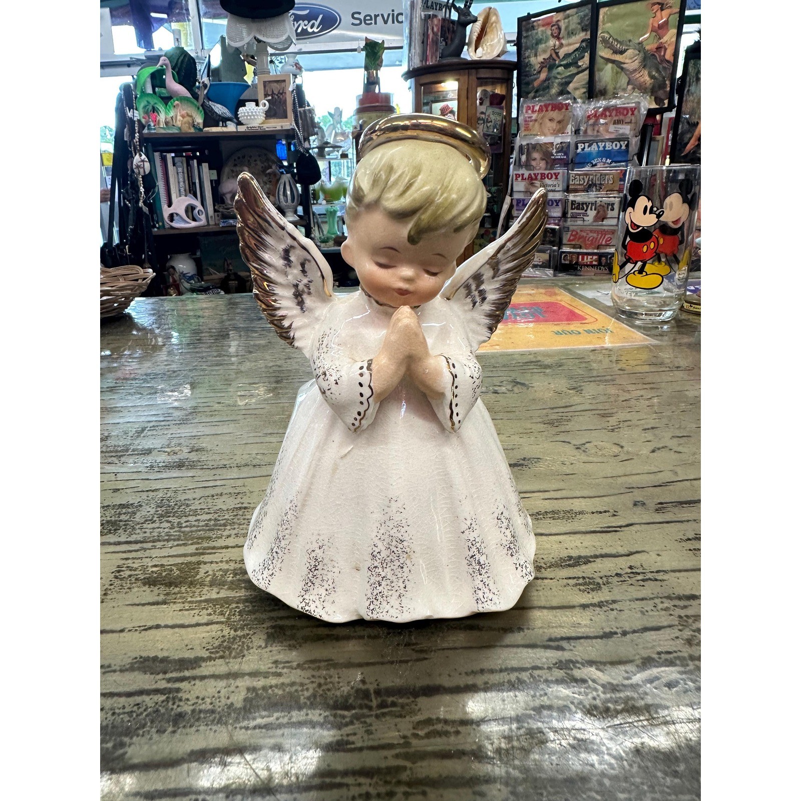 Vintage Lefton Angel Planter Vintage Lefton Angel Planter