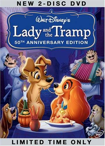 Lady and the Tramp (Two-Disc 50th Anniversary Platinum Edition) - DVD - GOOD