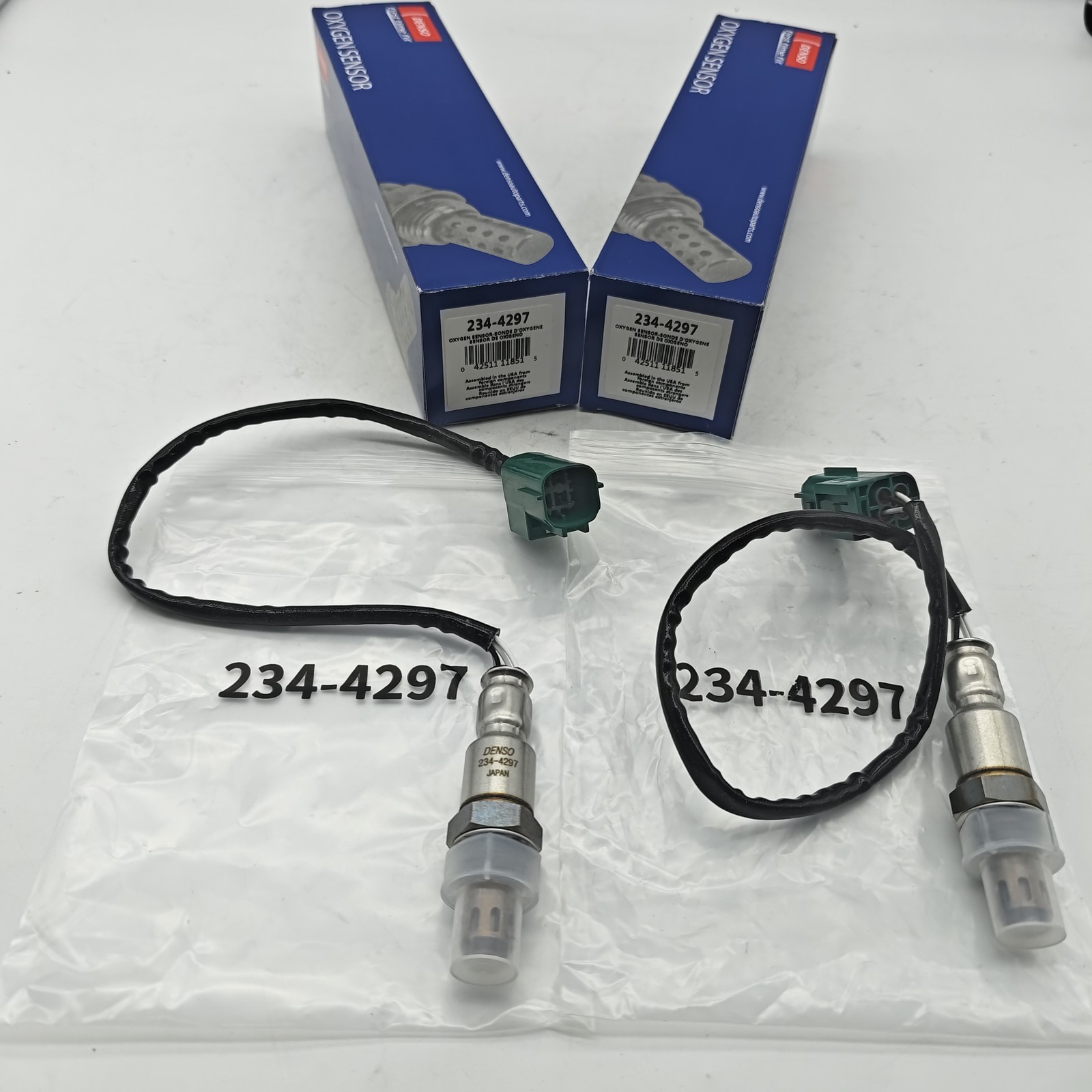 Denso 2X Downstream Oxygen Sensor 234-4297 For 2005-2012 NISSAN FRONTIER V6 4.0L