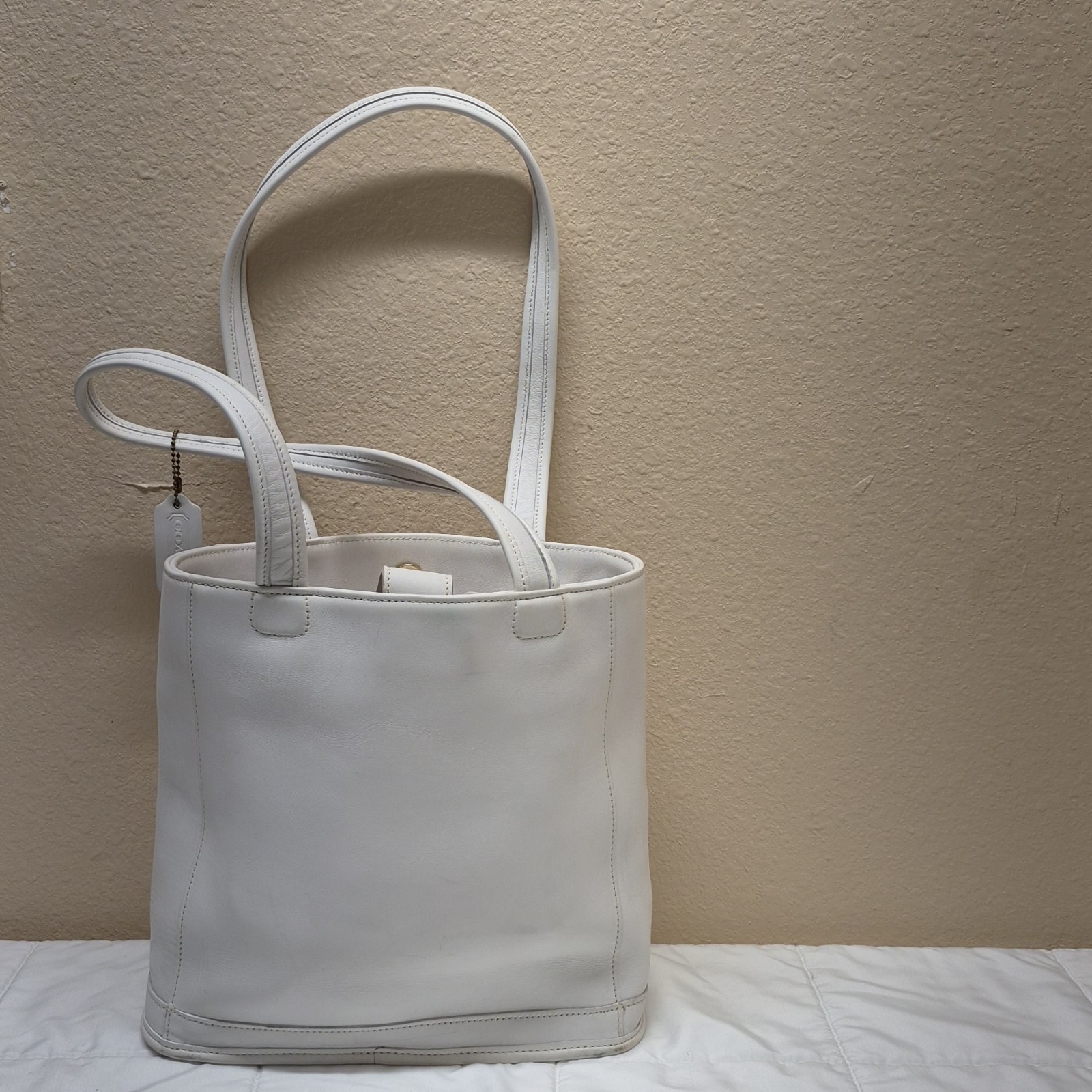 Vintage 1999 Coach Bleecker Bucket Shoulder Bag 9305 Mahogany Leather USA RARE