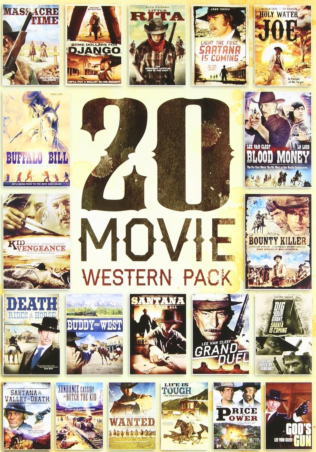 20-Movie Western Pack (DVD) BRAND NEW & SEALED