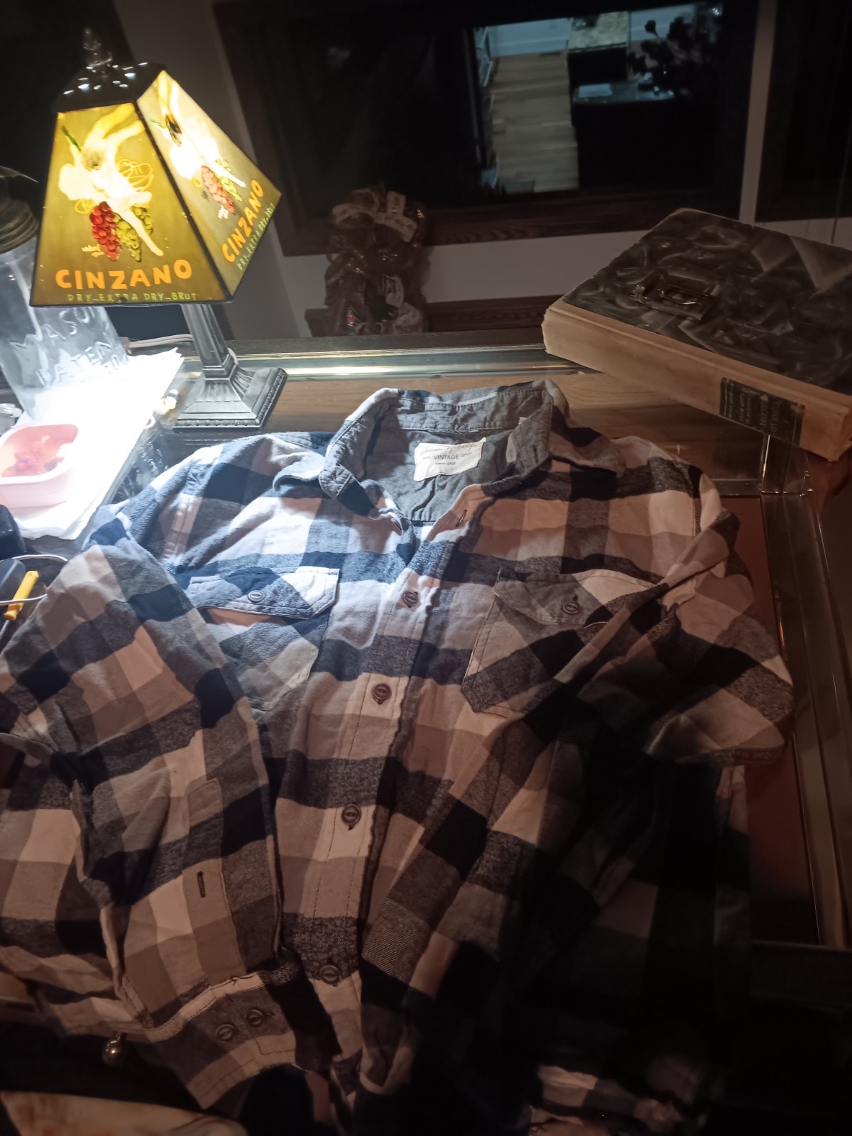 clothing men Weatherproof flannel shirt Size M clothing men Weatherproof flannel shirt Size M