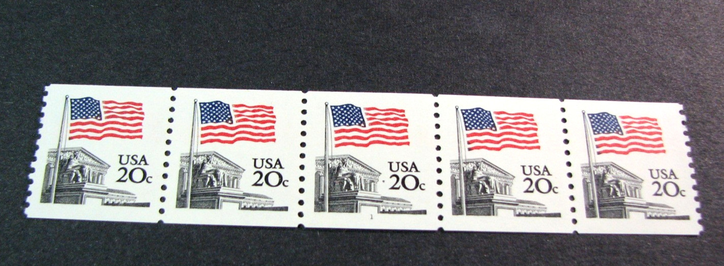 US PNC Stamp Scott# 1895 Flag Over Supreme Court 1981 P#1 MNH H393