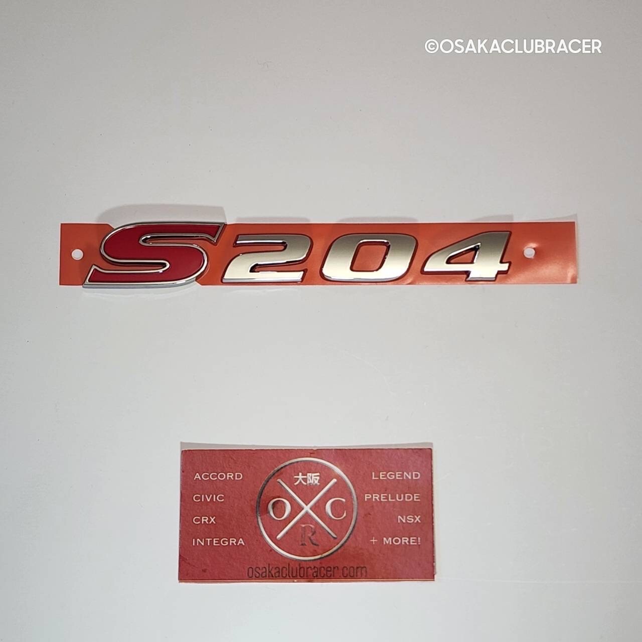Genuine OEM Subaru S204 Rear Emblem Badge WRX STi JDM 93073FE860 New GDB 01-07