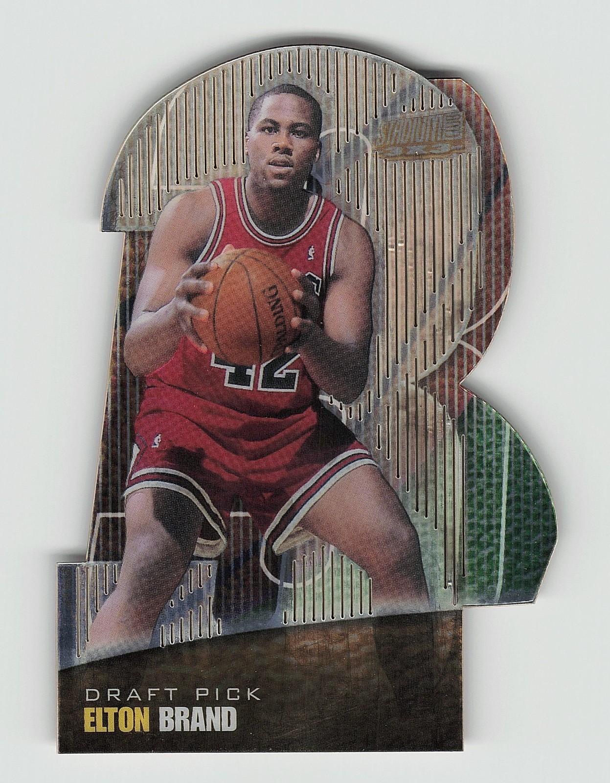 00 ELTON BRAND STADIUM CLUB DRAFT PICK ROOKIE ILLUMINATOR PARALLEL 3X3/9A RARE
