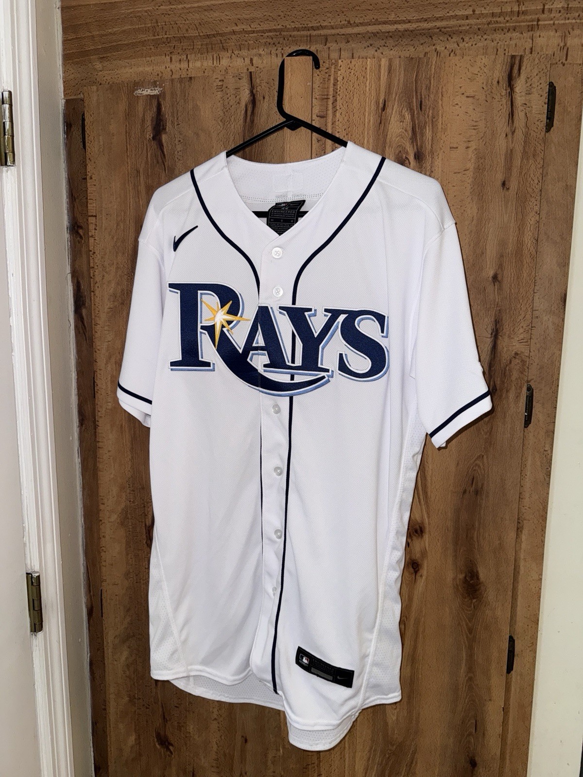 Nike Tampa Bay Rays Home Jersey Authentic Sz L 44 Nike Tampa Bay Rays Home Jersey Authentic Sz L 44