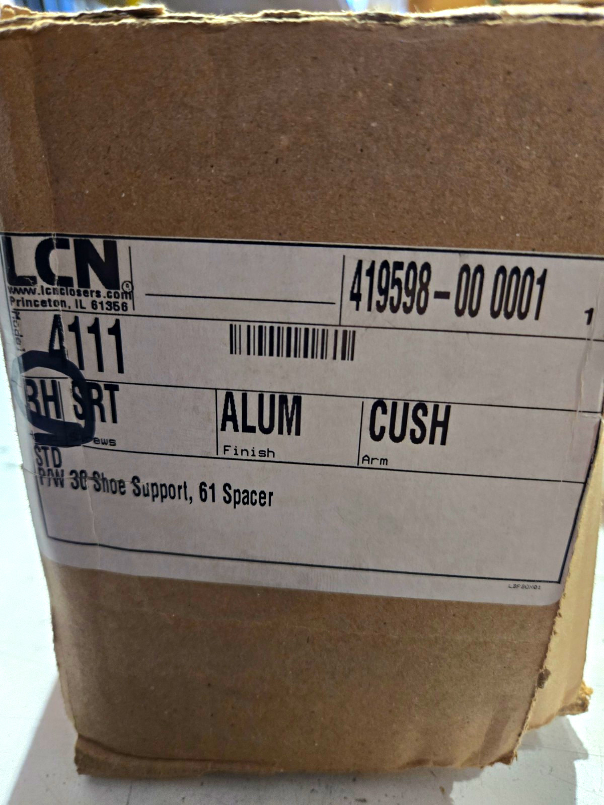LCN 4111 Heavy DutyCommercial Door Closer Alum Finish PA Cush Arm RH