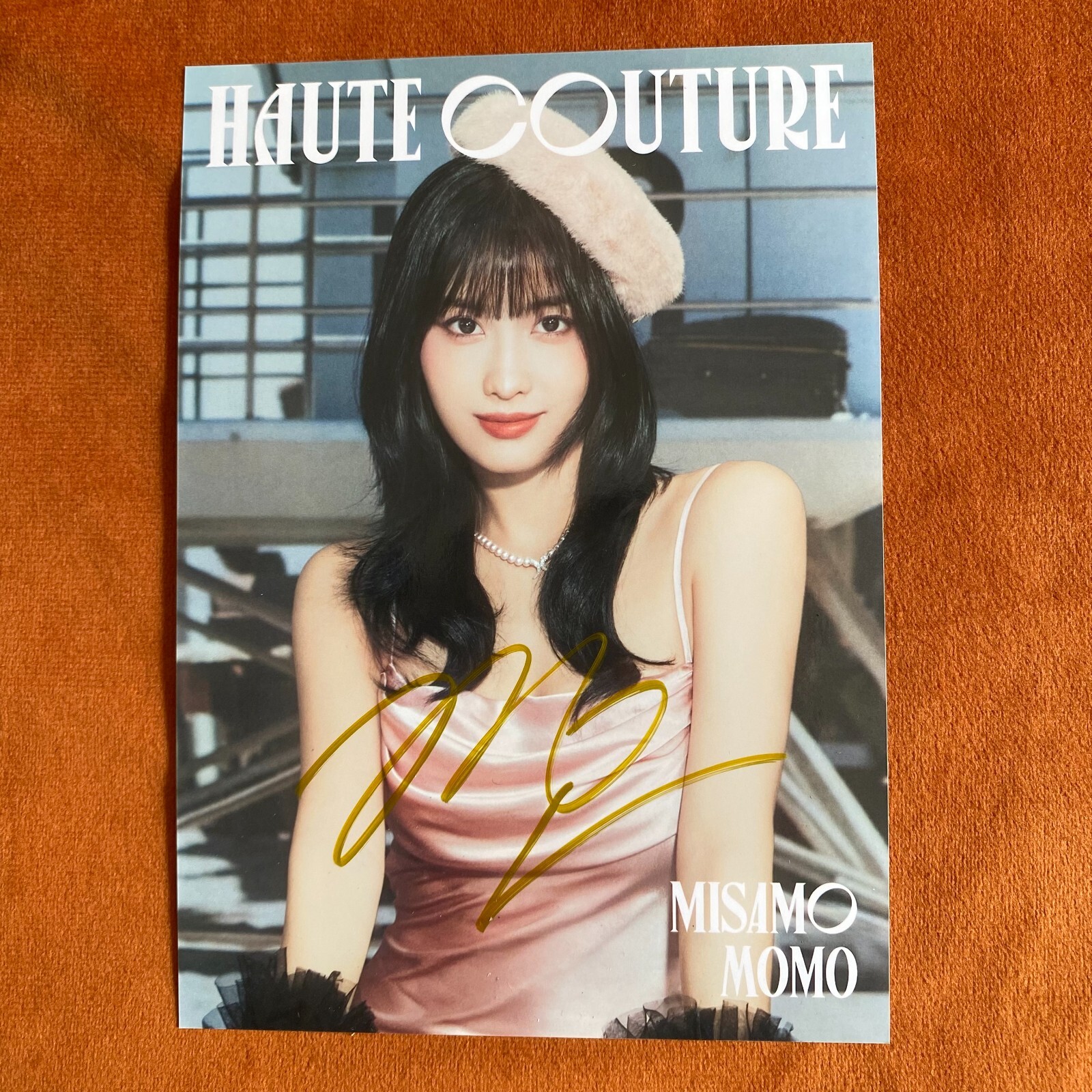 TWICE MOMO Autographed Signed Photo HAUTE COUTURE 4*6 KPOP Collection 2024 #Nice TWICE MOMO Autographed Signed Photo HAUTE COUTURE 4*6 KPOP Collection 2024 #Nice