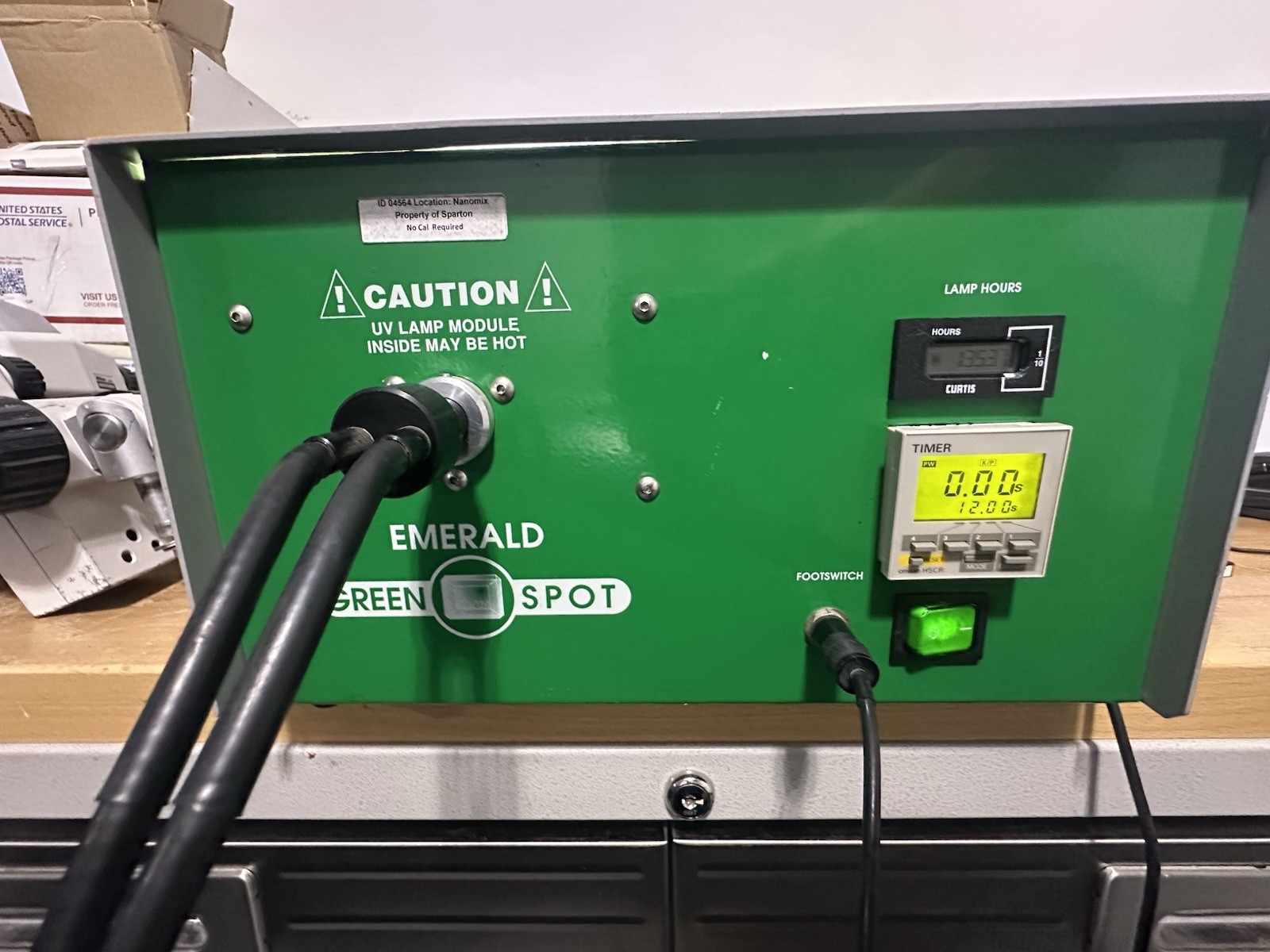 SPOT UV EMERALD GREEN SPOT UV Curing System High Intensity-American Ultraviolet