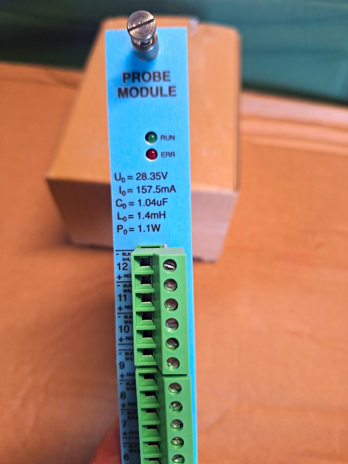 Incon TS-550 PROBE MODULE PLC I/O Module 22900701 Digital PI Controller