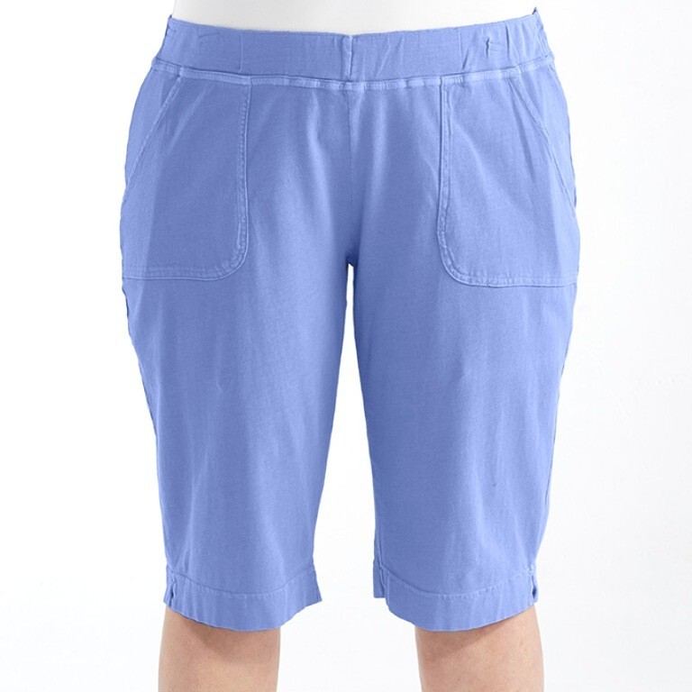 Fresh Produce 2x peri blue $64 Key Largo cotton jersey pedal pushers nwt new 2x