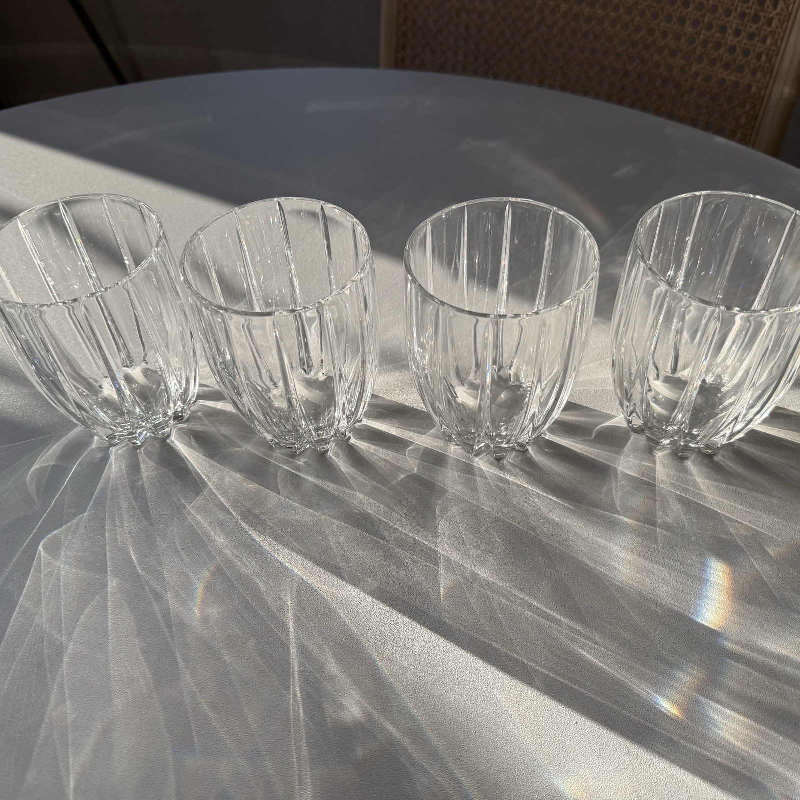 Marquis By Waterford Crystal Omega Double Old Fashioned Glasses Set Of 4 Marquis By Waterford Crystal Omega Double Old Fashioned Glasses Set Of 4