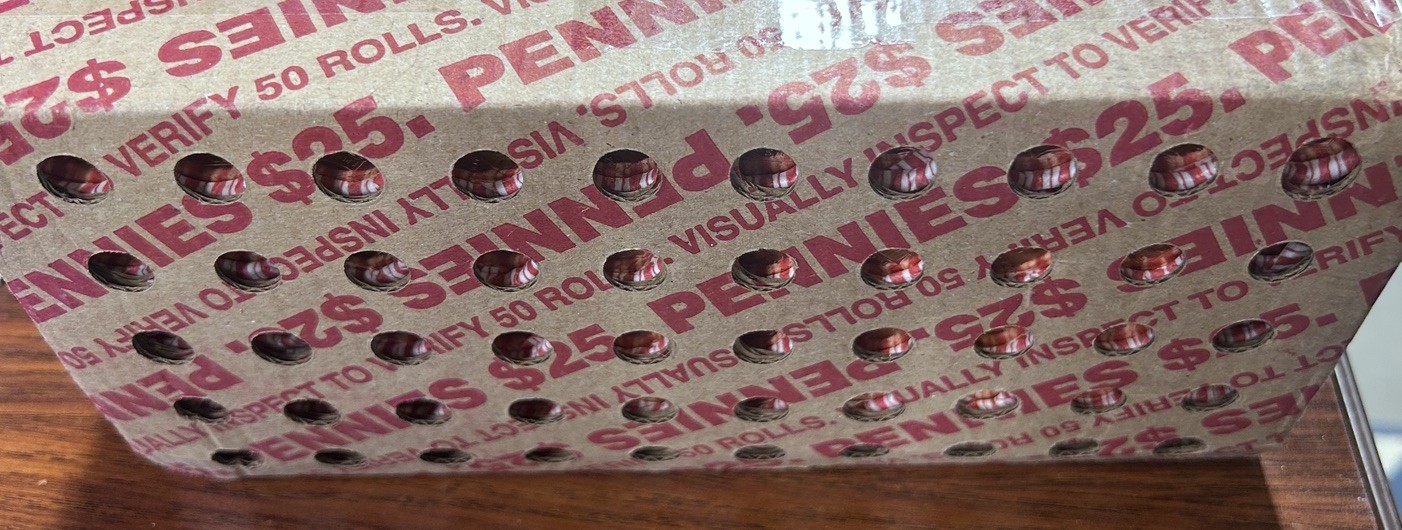 2024 P LINCOLN PENNY BOX-50 ROLLS….PHILADELPHIA MINT. 2024 P LINCOLN PENNY BOX-50 ROLLS….PHILADELPHIA MINT.